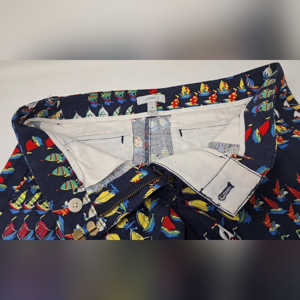 J. Crew Women's Shorts Sailing  Beach Water Chino Summer Vacation Size 4 US - Picture 8 of 11